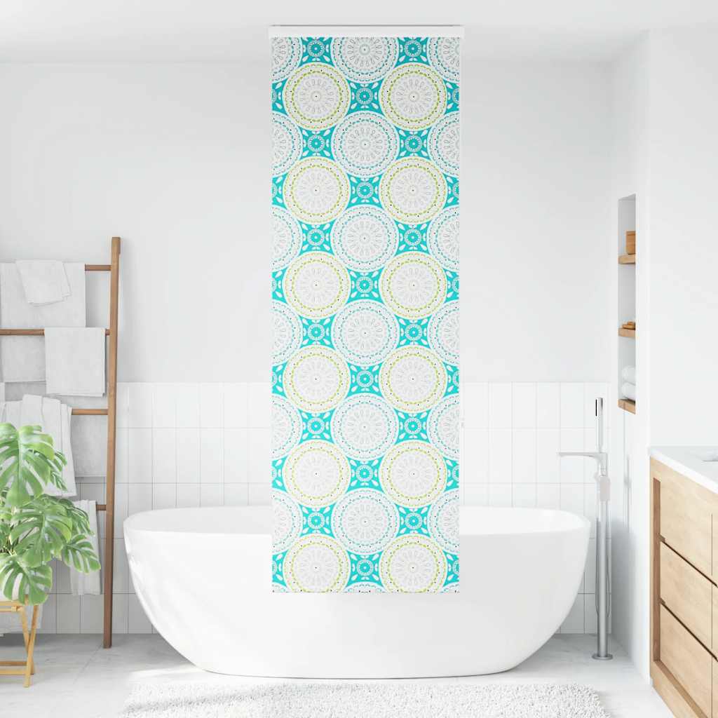 Rolo zavjesa za tuš s kazetom 60x240 cm širina tkanine 56 cm