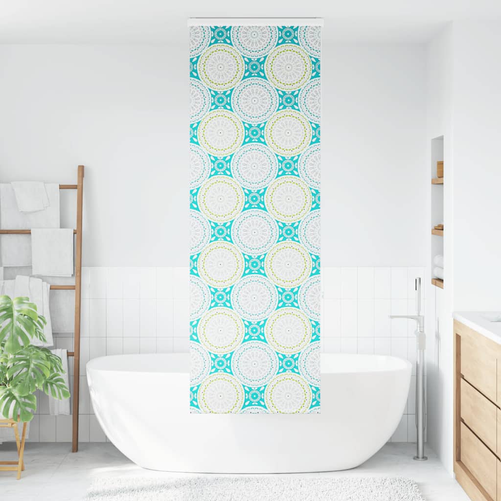 Rolo zavjesa za tuš s kazetom 70x240 cm širina tkanine 66 cm