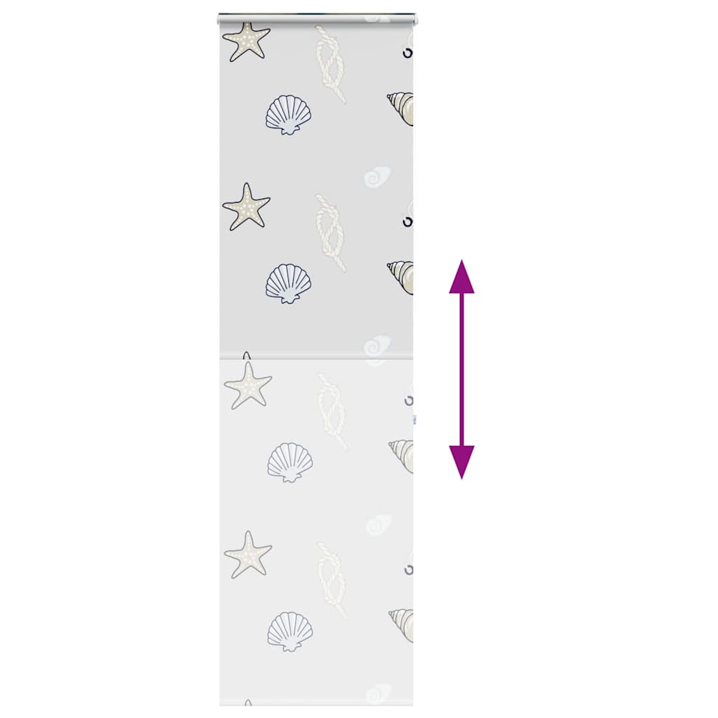 Rolo zavjesa za tuš s kazetom 70x240 cm širina tkanine 66 cm