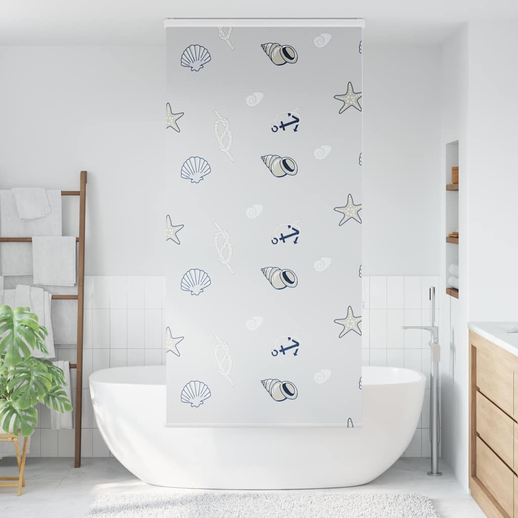 Rolo zavjesa za tuš s kazetom 110x240 cm širina tkanine 106 cm