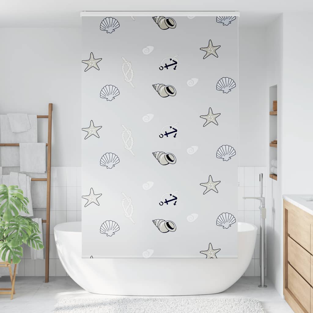 Rolo zavjesa za tuš s kazetom 120x240 cm širina tkanine 116 cm