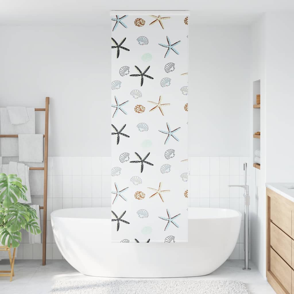 Rolo zavjesa za tuš s kazetom 60x240 cm širina tkanine 56 cm