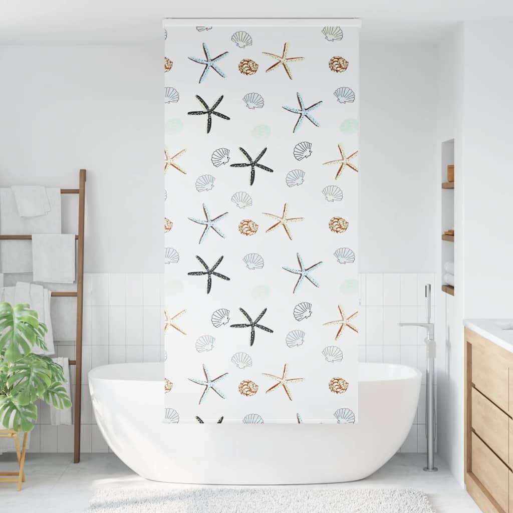 Rolo zavjesa za tuš s kazetom 110x240 cm širina tkanine 106 cm