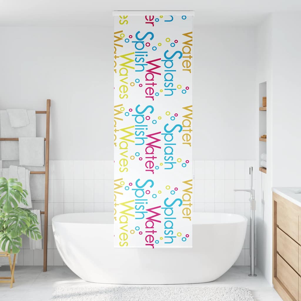 Rolo zavjesa za tuš s kazetom 70x240 cm širina tkanine 66 cm