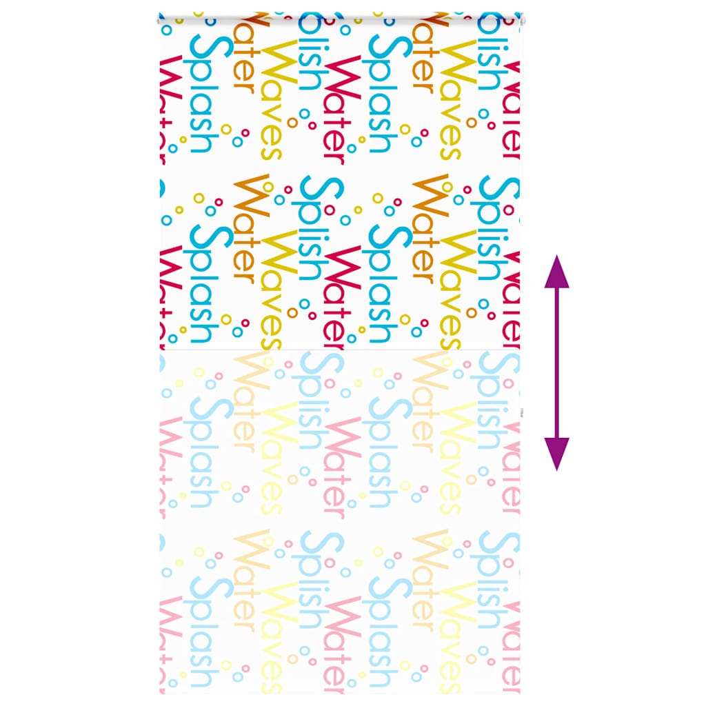 Rolo zavjesa za tuš s kazetom 140x240 cm širina tkanine 136 cm