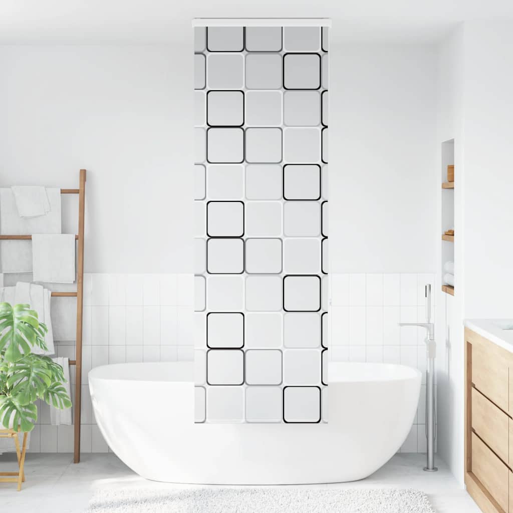 Rolo zavjesa za tuš s kazetom 80x240 cm širina tkanine 76 cm