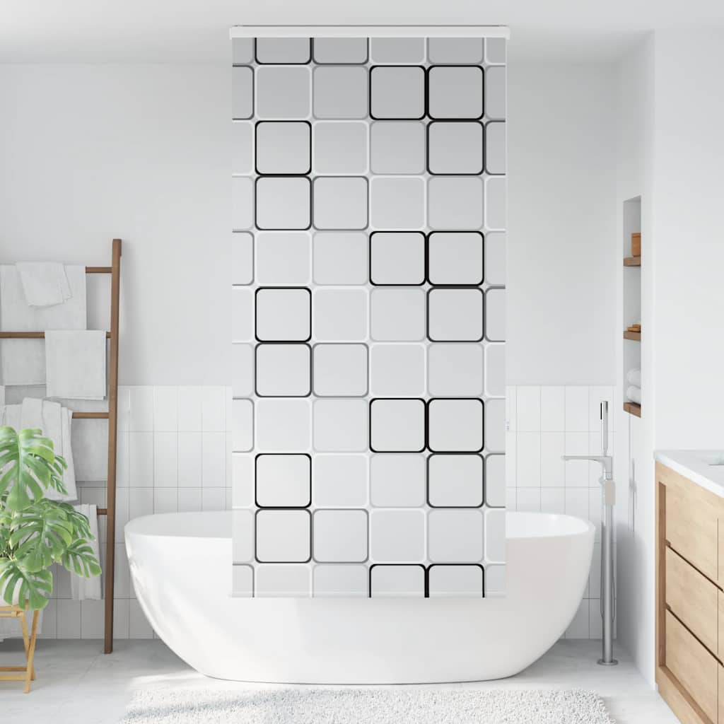 Rolo zavjesa za tuš s kazetom 100x240 cm širina tkanine 96 cm