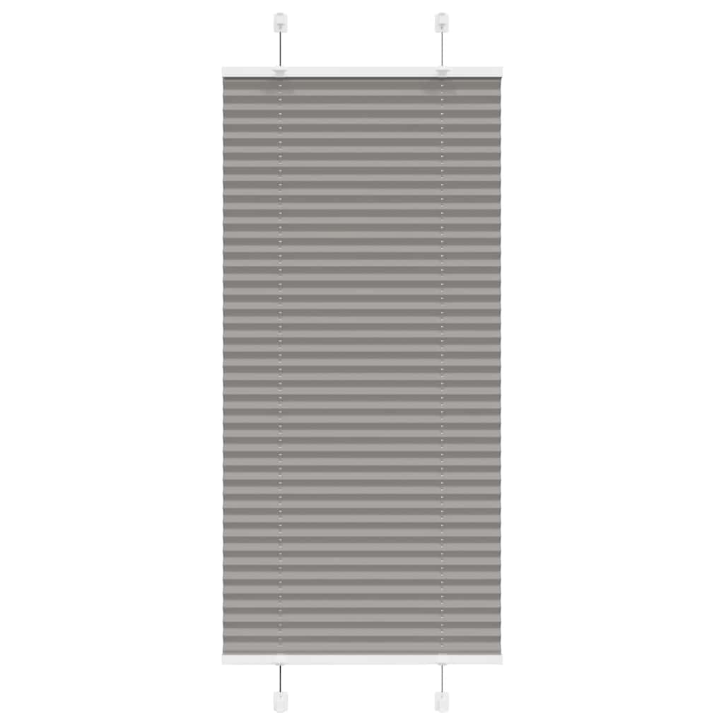 Plisirana roleta antracit 60x100 cm širina tkanine 59,4 cm