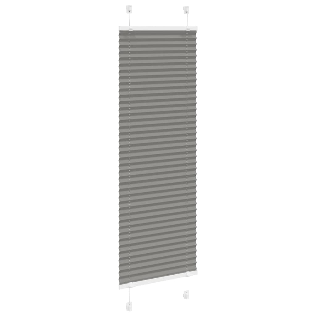 Plisirana roleta antracit 40x150 cm širina tkanine 39,4 cm