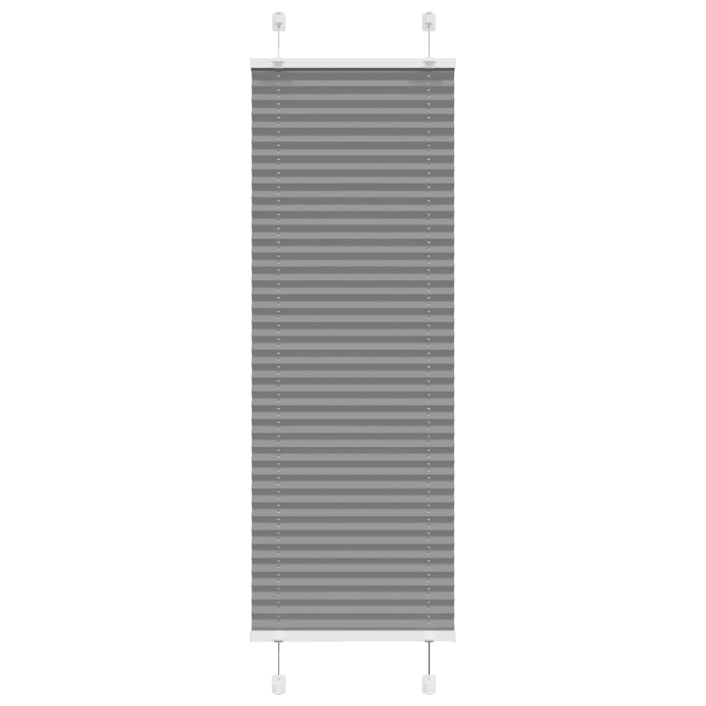 Plisirana roleta antracit 50x150 cm širina tkanine 49,4 cm