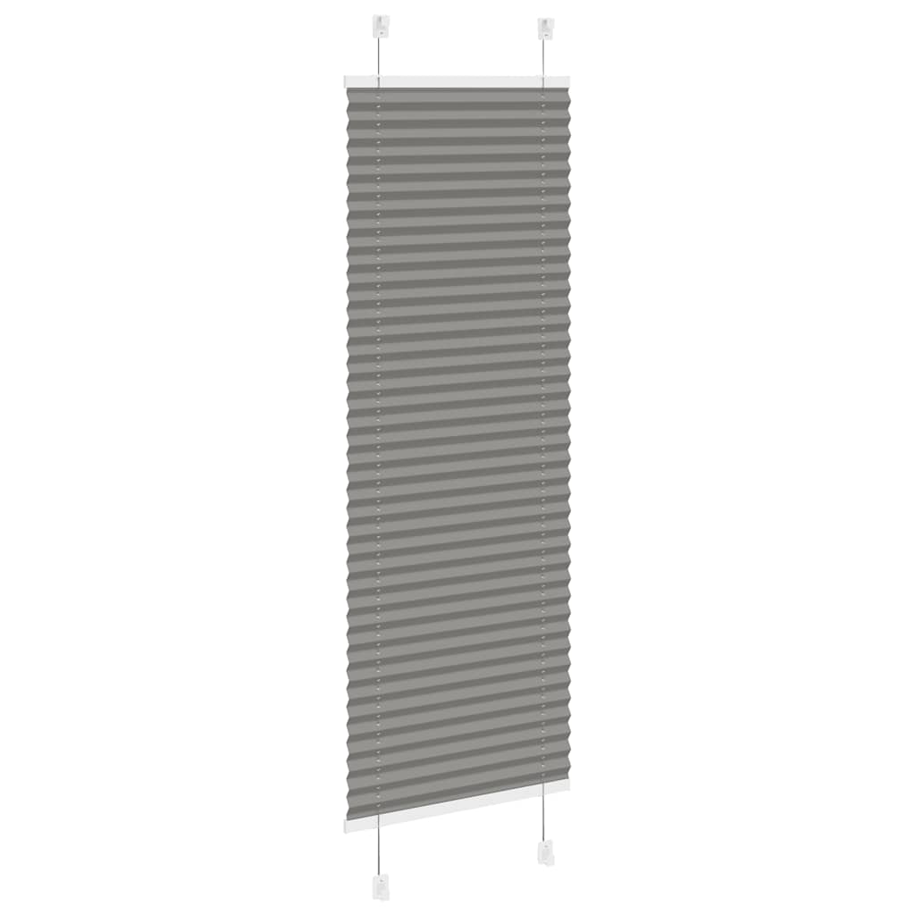 Plisirana roleta antracit 50x150 cm širina tkanine 49,4 cm