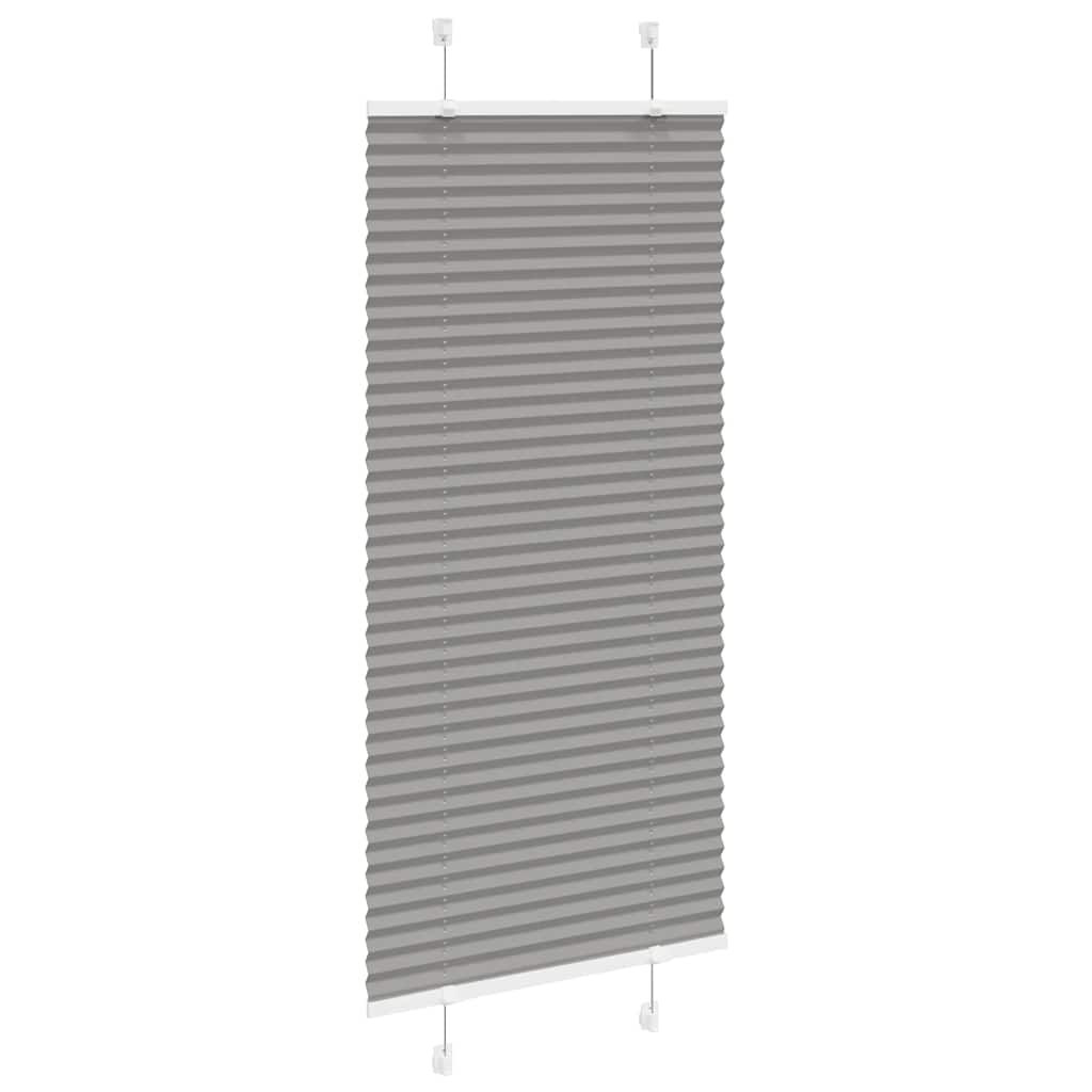 Plisirana roleta antracit 65x150 cm širina tkanine 64,4 cm
