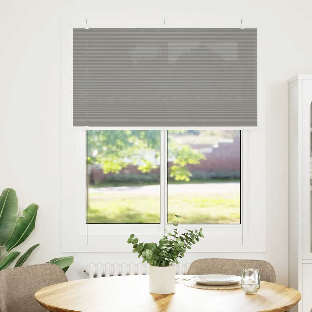 Plisirana roleta antracit 110x150 cm širina tkanine 109,4 cm