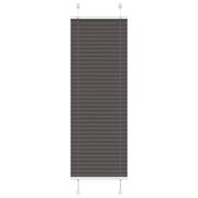 Plisirana roleta crna 40x100 cm širina tkanine 39,4 cm