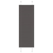 Plisirana roleta crna 45x100 cm širina tkanine 44,4 cm
