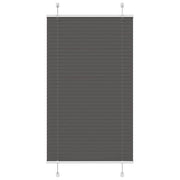 Plisirana roleta crna 70x150 cm širina tkanine 69,4 cm