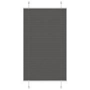 Plisirana roleta crna 80x150 cm širina tkanine 79,4 cm