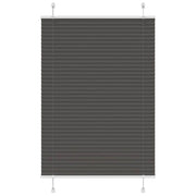 Plisirana roleta crna 90x150 cm širina tkanine 89,4 cm