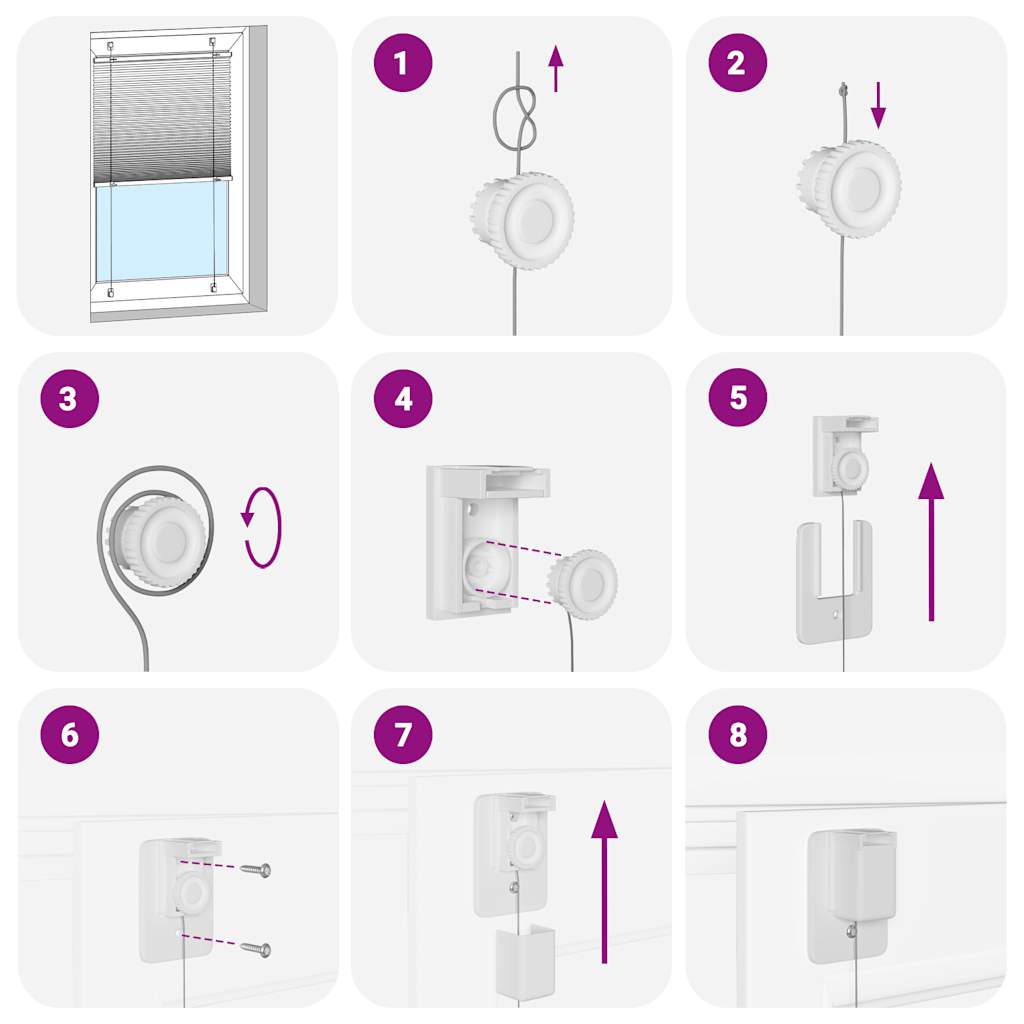 Plisirana roleta crna 60x200 cm širina tkanine 59,4 cm