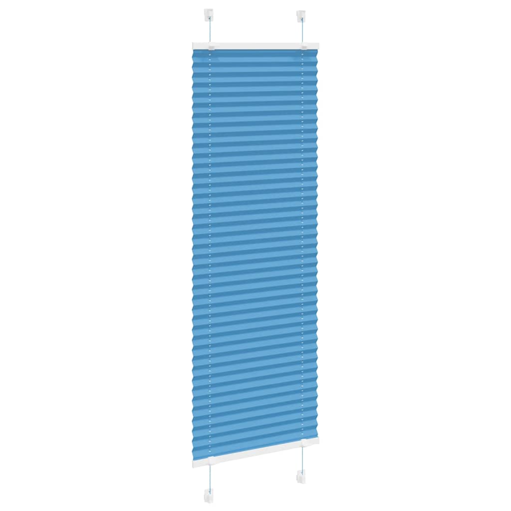 Plisirana zavjesa Plava 40x150 cm Širina tkanine 39,4 cm Poliester