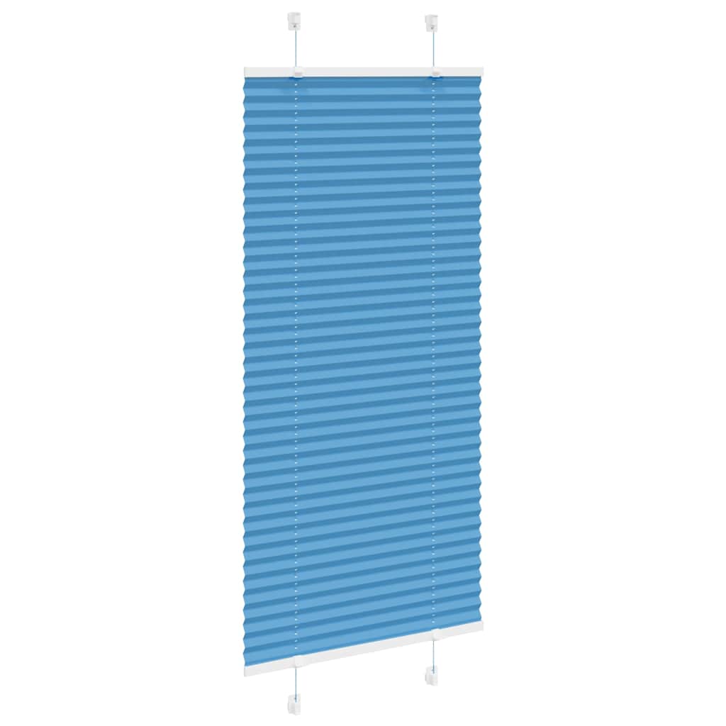 Plisirana zavjesa Plava 65x150 cm Širina tkanine 64,4 cm Poliester