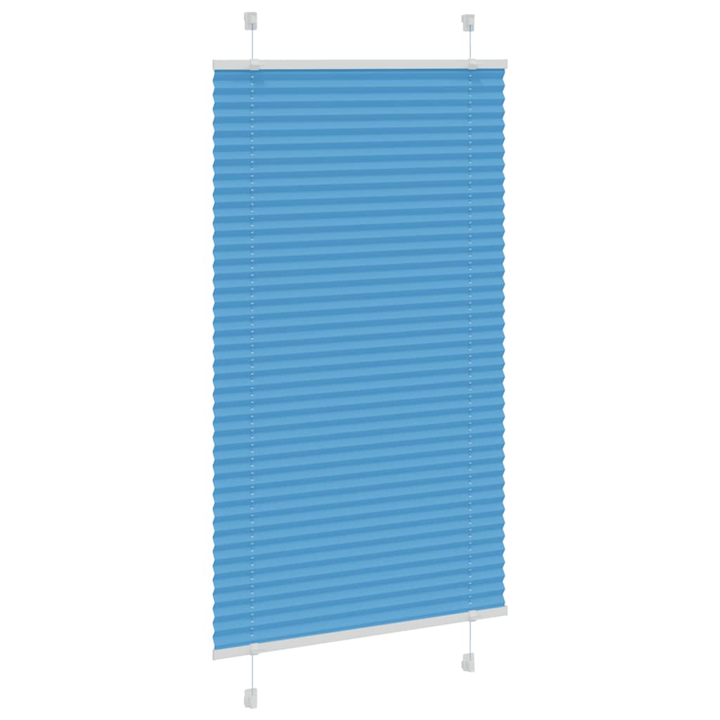 Plisirana zavjesa Plava 80x150 cm Širina tkanine 79,4 cm Poliester