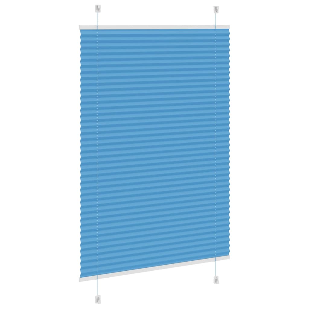Plisirana roleta plava 100x150 cm širina tkanine 99,4 cm