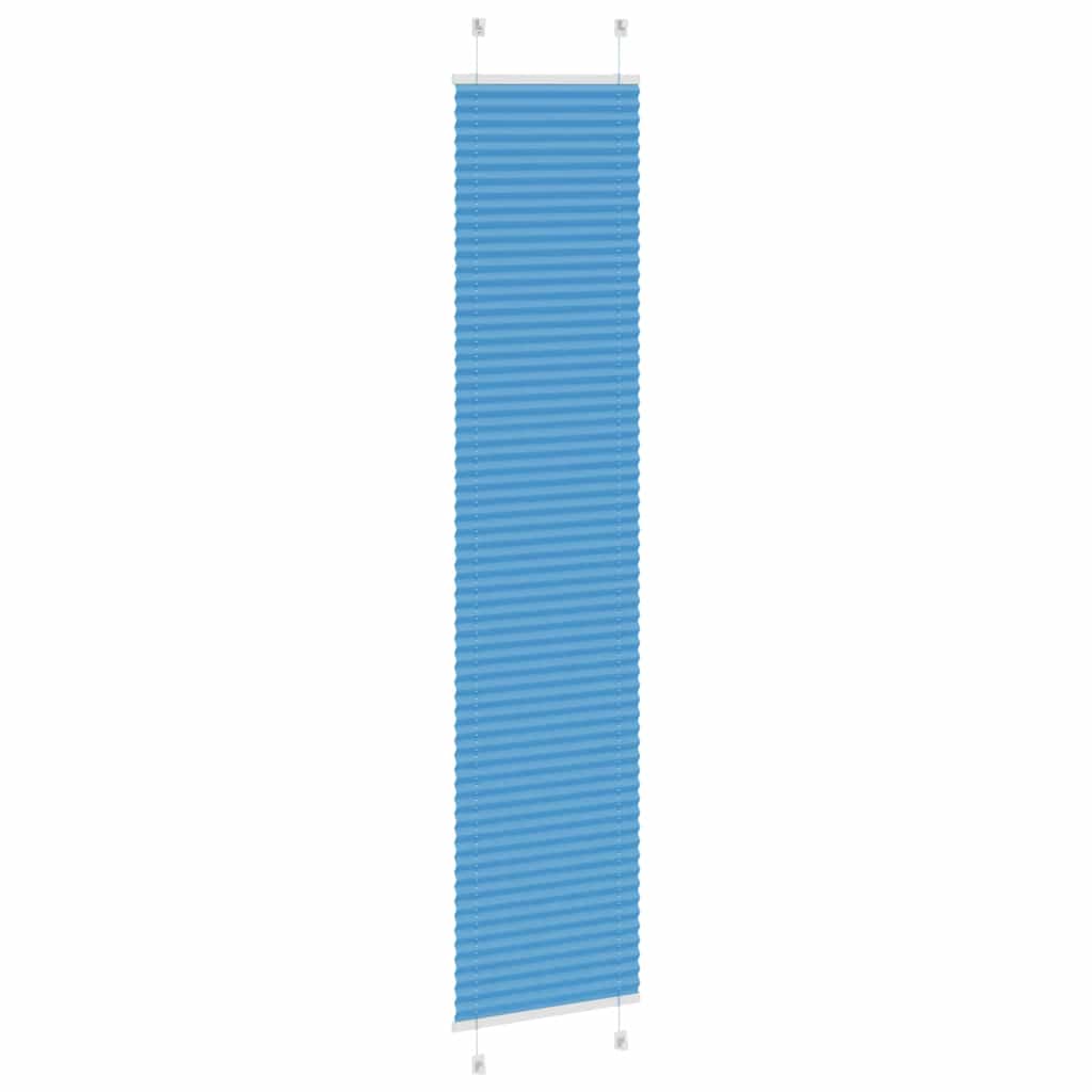 Plisirana zavjesa Plava 40x200 cm Širina tkanine 39,4 cm Poliester