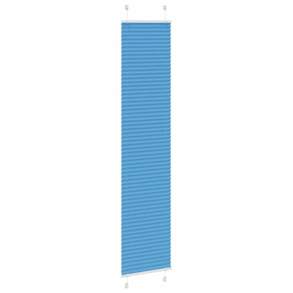 Plisirana zavjesa Plava 45x200 cm Širina tkanine 44,4 cm Poliester