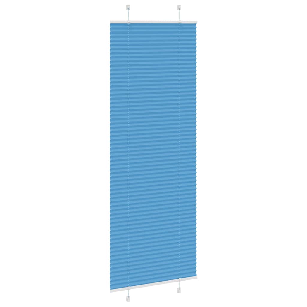 Plisirana zavjesa Plava 80x200 cm Širina tkanine 79,4 cm Poliester