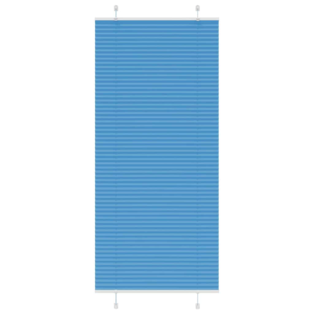 Plisirana zavjesa Plava 90x200 cm Širina tkanine 89,4 cm Poliester