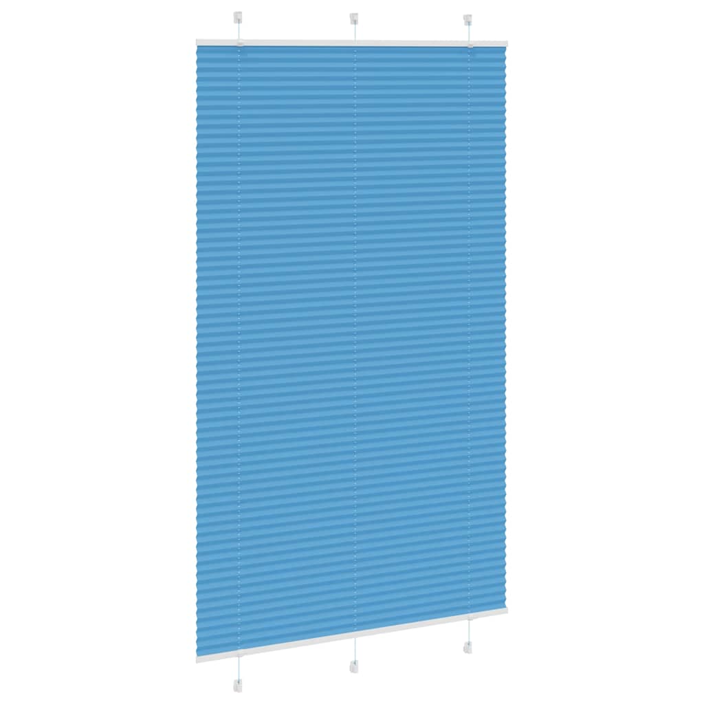 Plisirana zavjesa Plava 120x200 cm Širina tkanine 119,4 cm Poliester