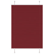 Plisirana zavjesa Bordo crvena 85x100 cm Širina tkanine 84,4 cm Poliester