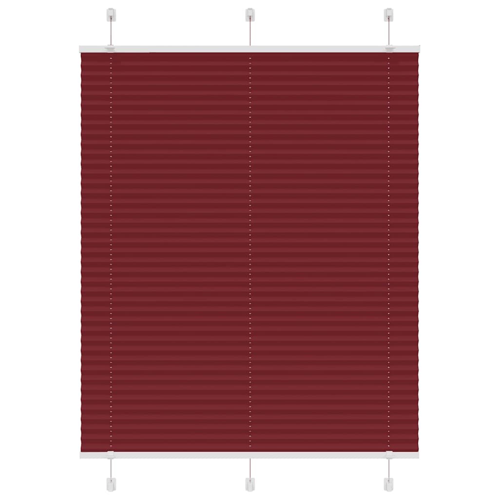 Plisirana roleta Bordeaux crvena 105x100 cm Širina tkanine