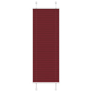 Plisirana zavjesa Bordo crvena 45x150 cm Širina tkanine 44,4 cm Poliester