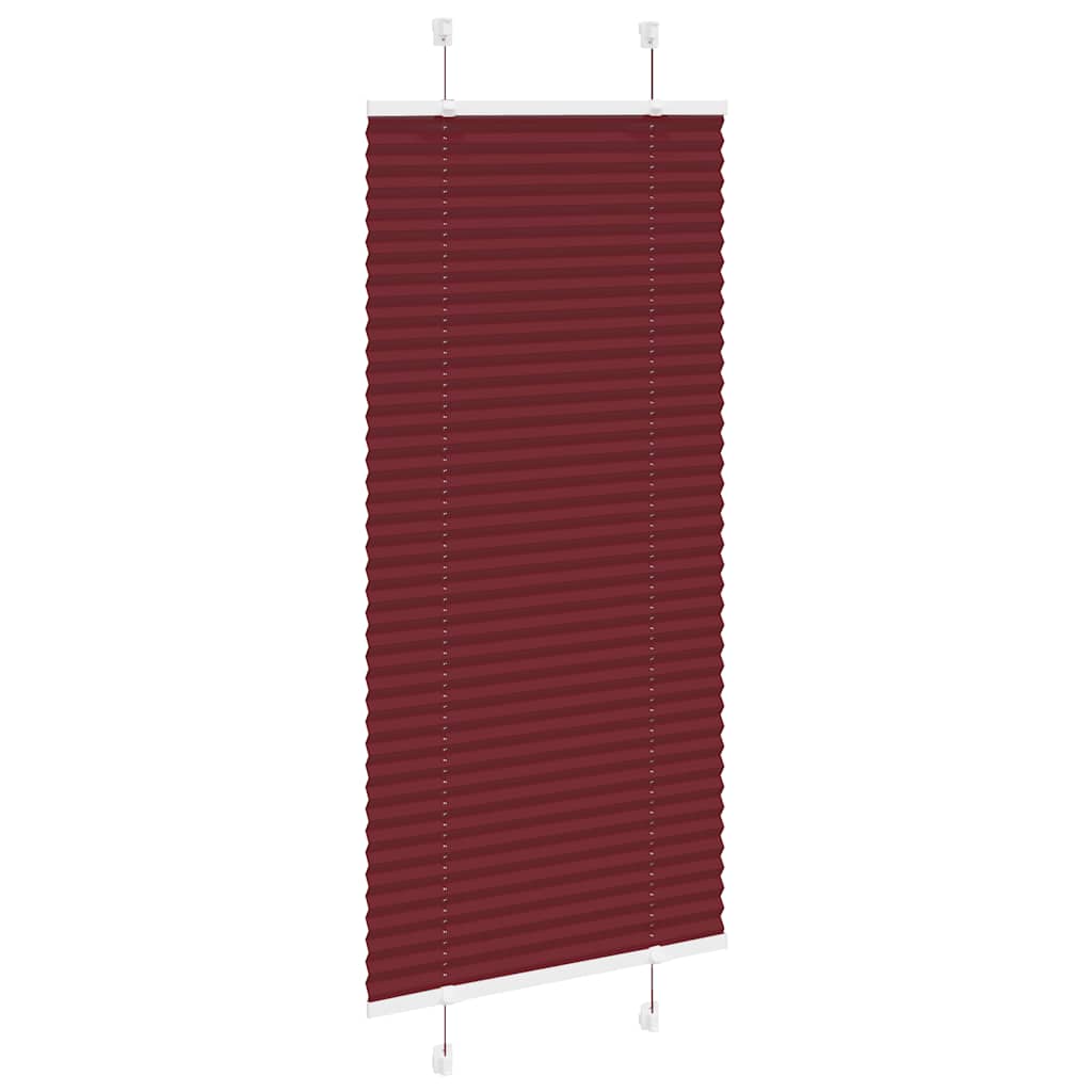 Plisirana roleta Bordeaux crvena 60x150 cm Širina tkanine