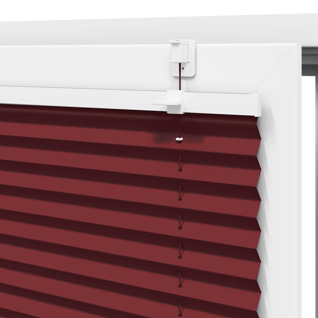 Plisirana roleta Bordeaux crvena 60x150 cm Širina tkanine