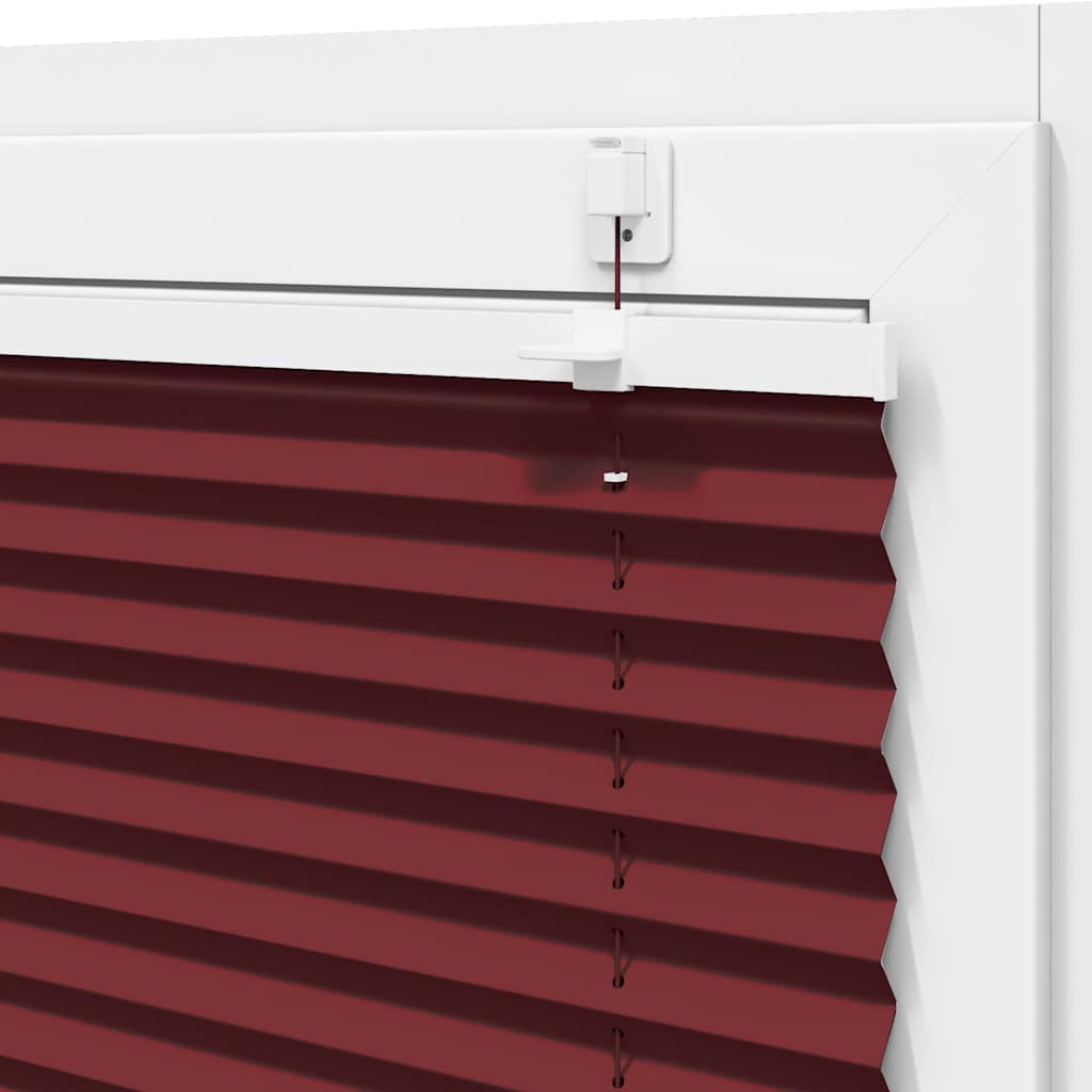 Plisirana roleta Bordeaux crvena 60x150 cm Širina tkanine