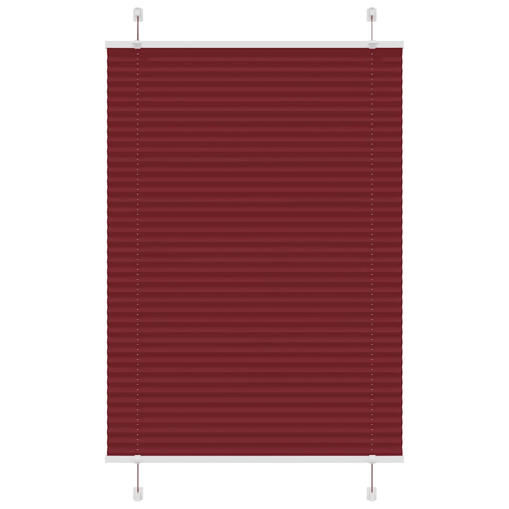 Plisirana roleta Bordeaux crvena 90x150 cm Širina tkanine