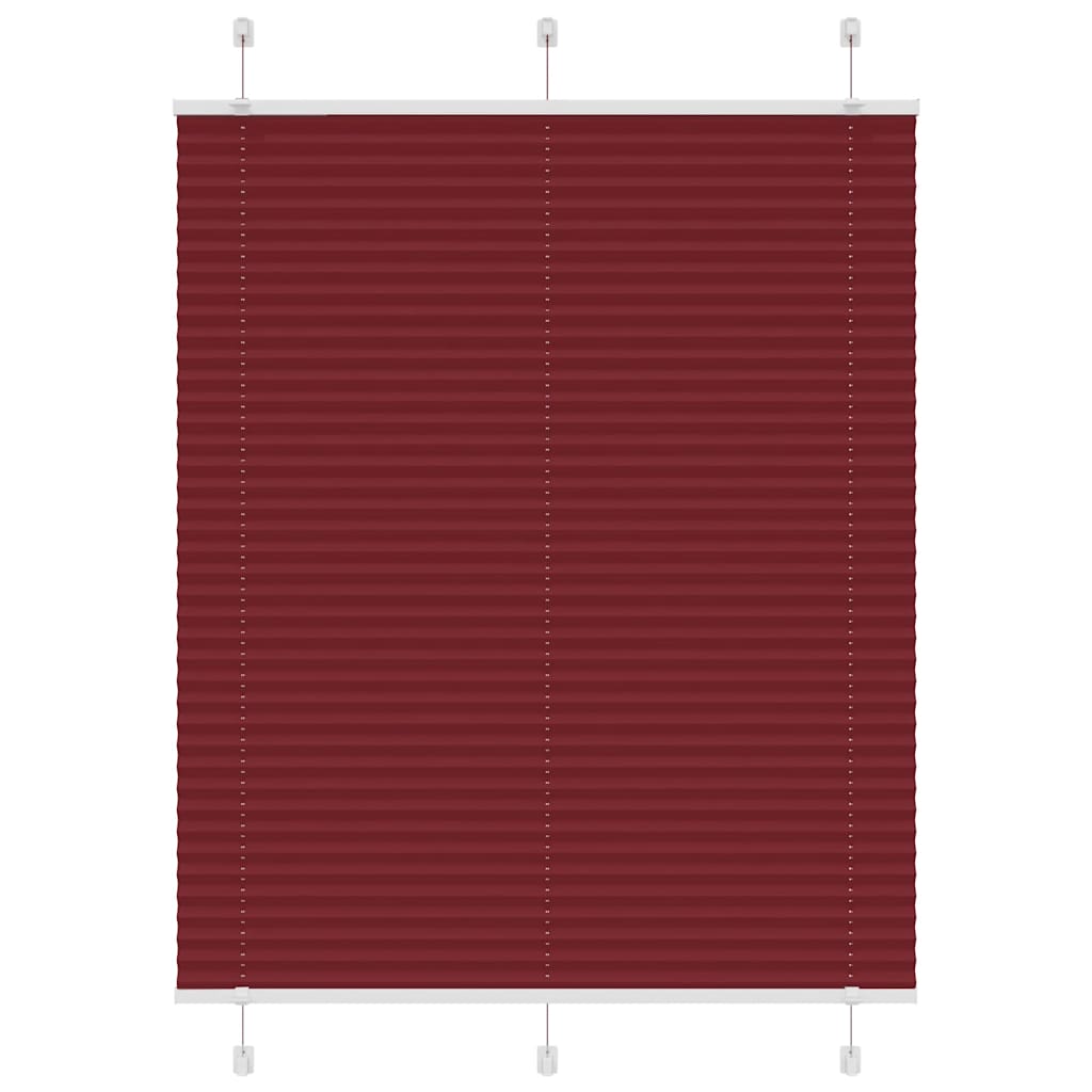 Plisirana roleta Bordeaux crvena 105x150 cm Širina tkanine