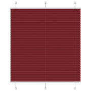 Plisirana roleta Bordeaux crvena 120x150 cm Širina tkanine