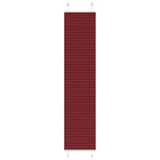 Plisirana zavjesa Bordo crvena 45x200 cm Širina tkanine 44,4 cm Poliester
