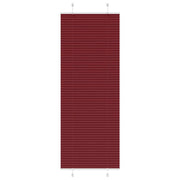 Plisirana zavjesa Bordo crvena 80x200 cm Širina tkanine 79,4 cm Poliester
