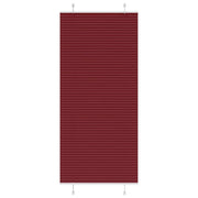 Plisirana zavjesa Bordo crvena 95x200 cm Širina tkanine 94,4 cm Poliester