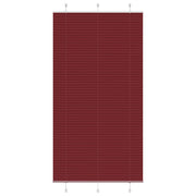 Plisirana zavjesa Bordo crvena 105x200 cm Širina tkanine 104,4 cm Poliester