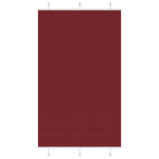 Plisirana zavjesa Bordo crvena 115x200 cm Širina tkanine 114,4 cm Poliester