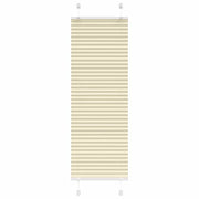 Plisirana roleta krem 50x100 cm širina tkanine 49,4 cm