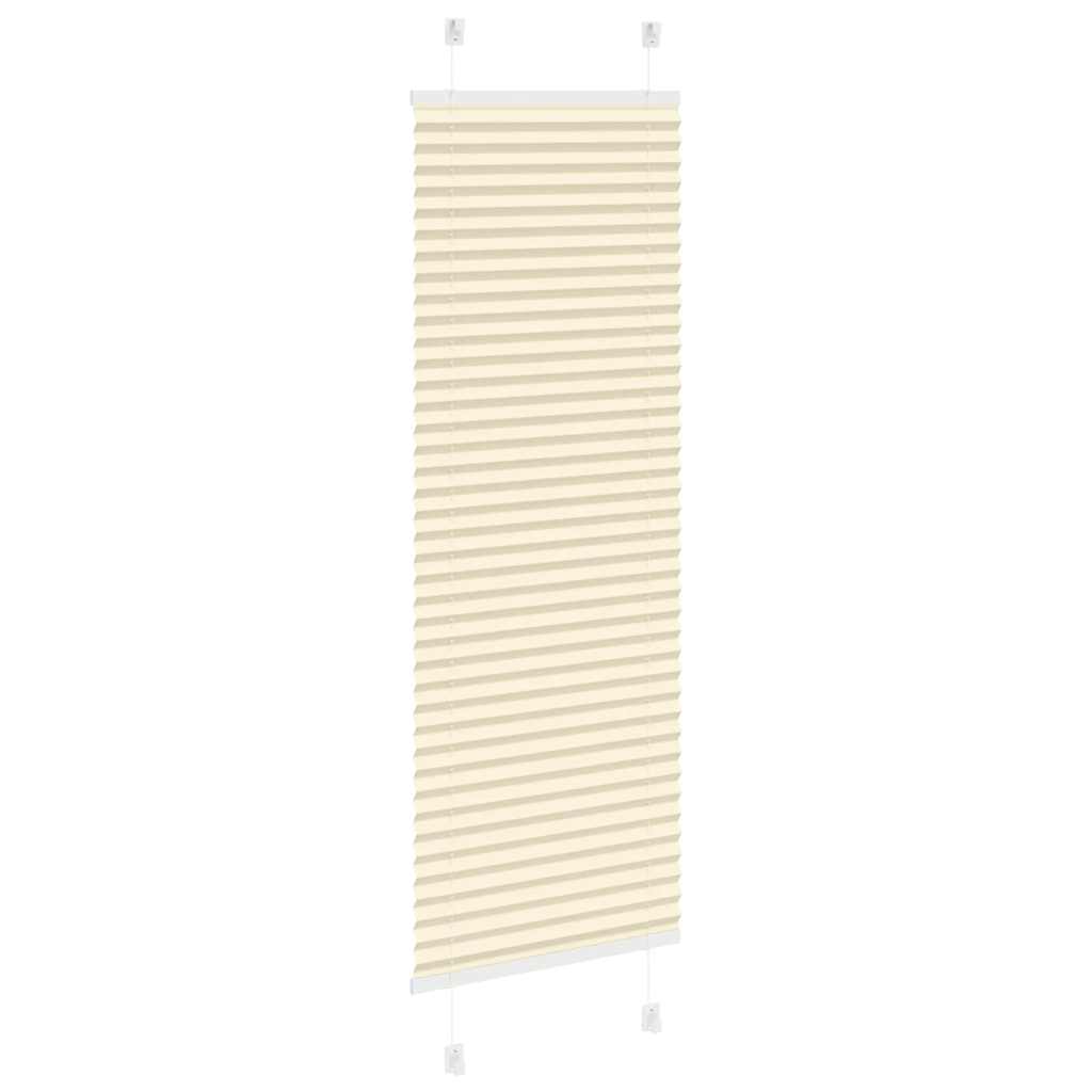 Plisirana roleta krem 50x100 cm širina tkanine 49,4 cm