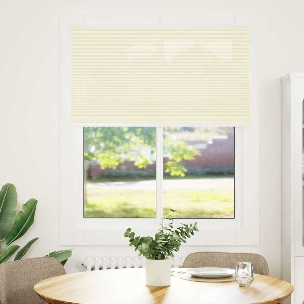 Plisirana roleta krem 110x100 cm širina tkanine 109,4 cm