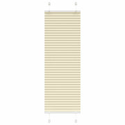 Plisirana roleta krem 45x150 cm širina tkanine 44,4 cm